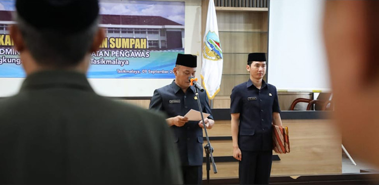 Pemerintah Kota Tasikmalaya Gelar Pelantikan Dan Pengambilan Sumpah Jabatan Pejabat Administrator Dan Pengawas