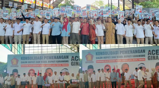 Gerindra Gelar Konsolidasi Pemenangan Berama Relawan Bertemakan Maju Menuju Jamuga