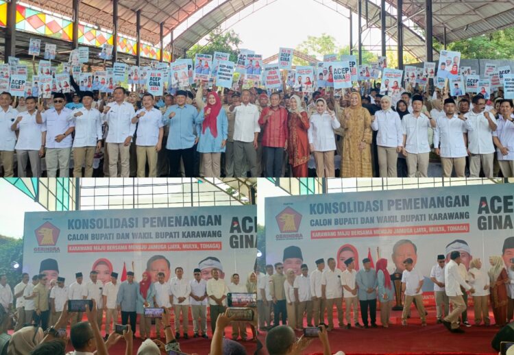 Gerindra Gelar Konsolidasi Pemenangan Berama Relawan Bertemakan Maju Menuju Jamuga