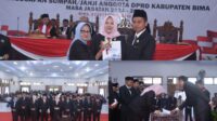 45 Anggota DPRD Kabupaten Bima Resmi Bertugas
