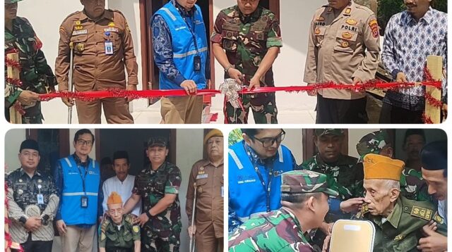 Dandim 0601/Pandeglang, Serahkan 2 Kunci Rumah Veteran Yang Selesai Di Rehab