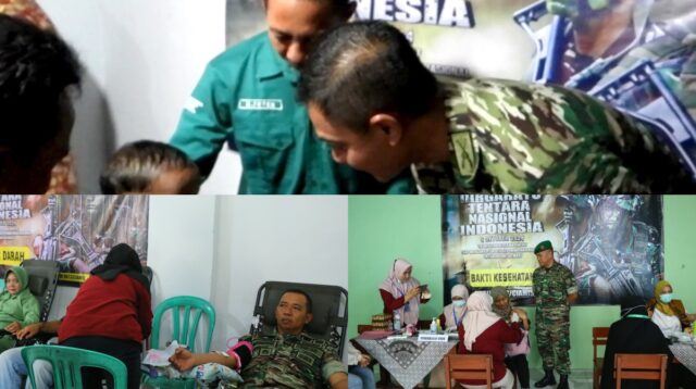 Kodim 0613/Ciamis Gelar Karya Bakti Peringati HUT TNI Ke-79