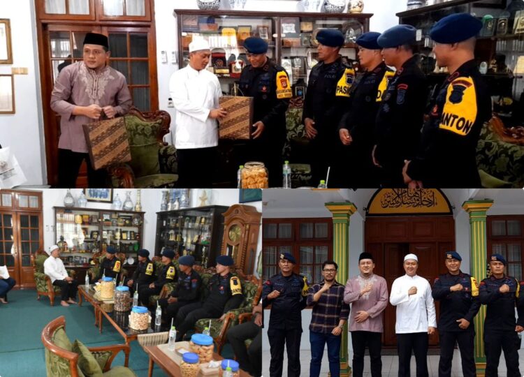 Danyon D Pelopor Satbrimob Polda Jabar Silaturahmi ke Ponpes Suryalaya dan Ponpes Cipasung Tasikmalaya