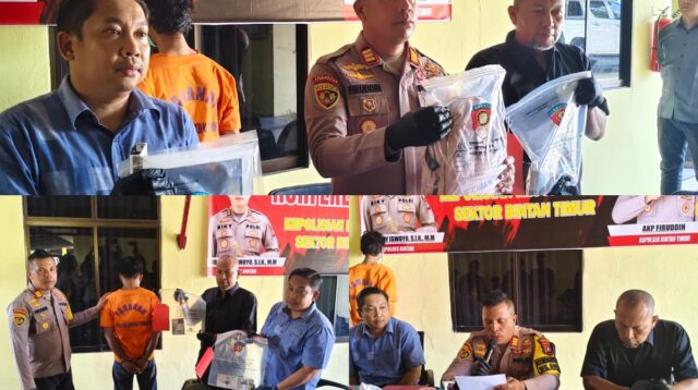 Polsek Bintan Timur Berhasil ungkap 2 kasus Tindak Pidana