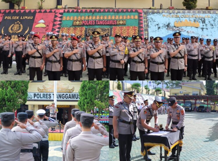 Polres Tanggamus Gelar Pengamanan Aksi Unras Aliansi Muda di Kejaksaan Polres Tanggamus Gelar Pengamanan Aksi Unras Aliansi Muda di Kejaksaan