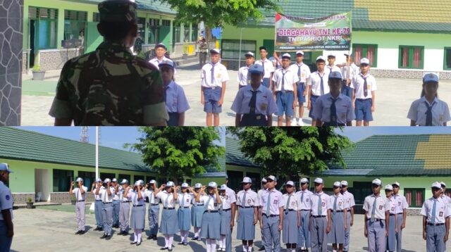 Dalam Rangka HUT TNI ke 79 Tahun 2024, Gelar Lomba PBB Tingkat SMP dan SMA Di Wilayah Kodim 1613/Sumba Barat