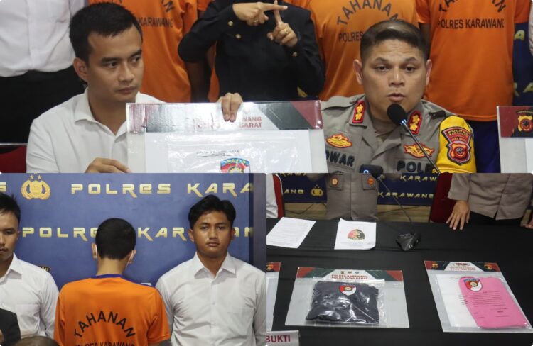 10 Pelaku Curanmor Berhasil di Bekuk Polres Karawang