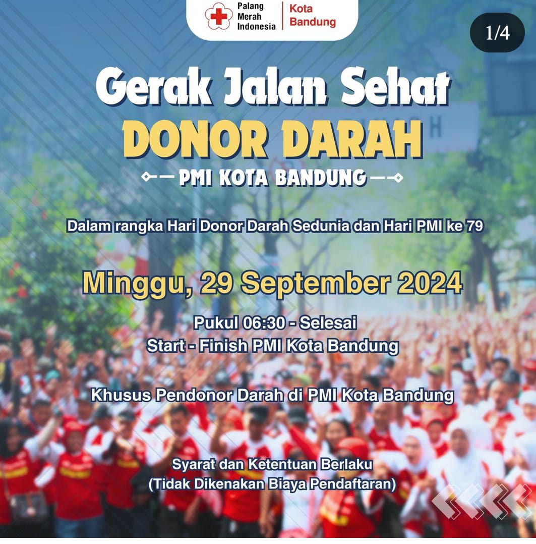 PMI Kota Bandung Gelar Donor Darah Rutin di Kantor Dinas Kelautan dan Perikanan Provinsi Jabar