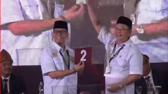 Penetapan Nomer Urut Calon Bupati dan Wakil Bupati OKU Di BIL Baturaja