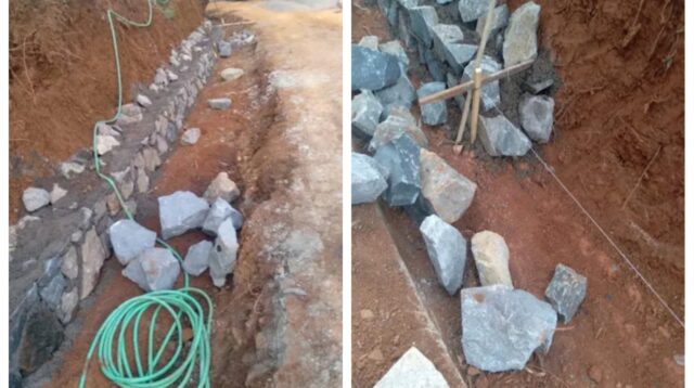 Diduga Pekerjaan Ruas Jalan Eyang Jalari Di Kampung Manggungsari Tidak Sesuai Spesifikasi dan Asal Jadi