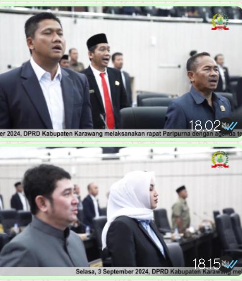 Rapat Paripurna DPRD Karawang Usulan Pimpinan DPRD Periode 2024-2029