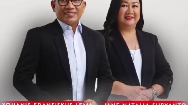 Sosok Perempuan Tangguh,Sis Jane Terbukti Menjadi Bakal Calon Gubernur NTT Mendampingi Yohanis Fransiskus Lema Bakal Calon Gubernur NTT