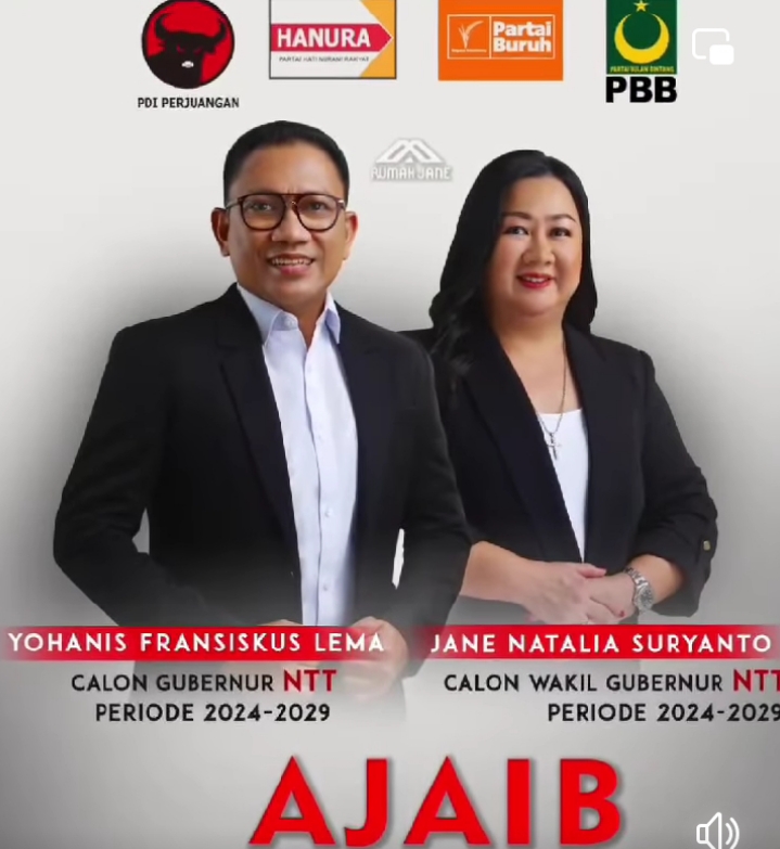 Sosok Perempuan Tangguh,Sis Jane Terbukti Menjadi Bakal Calon Gubernur NTT Mendampingi Yohanis Fransiskus Lema Bakal Calon Gubernur NTT