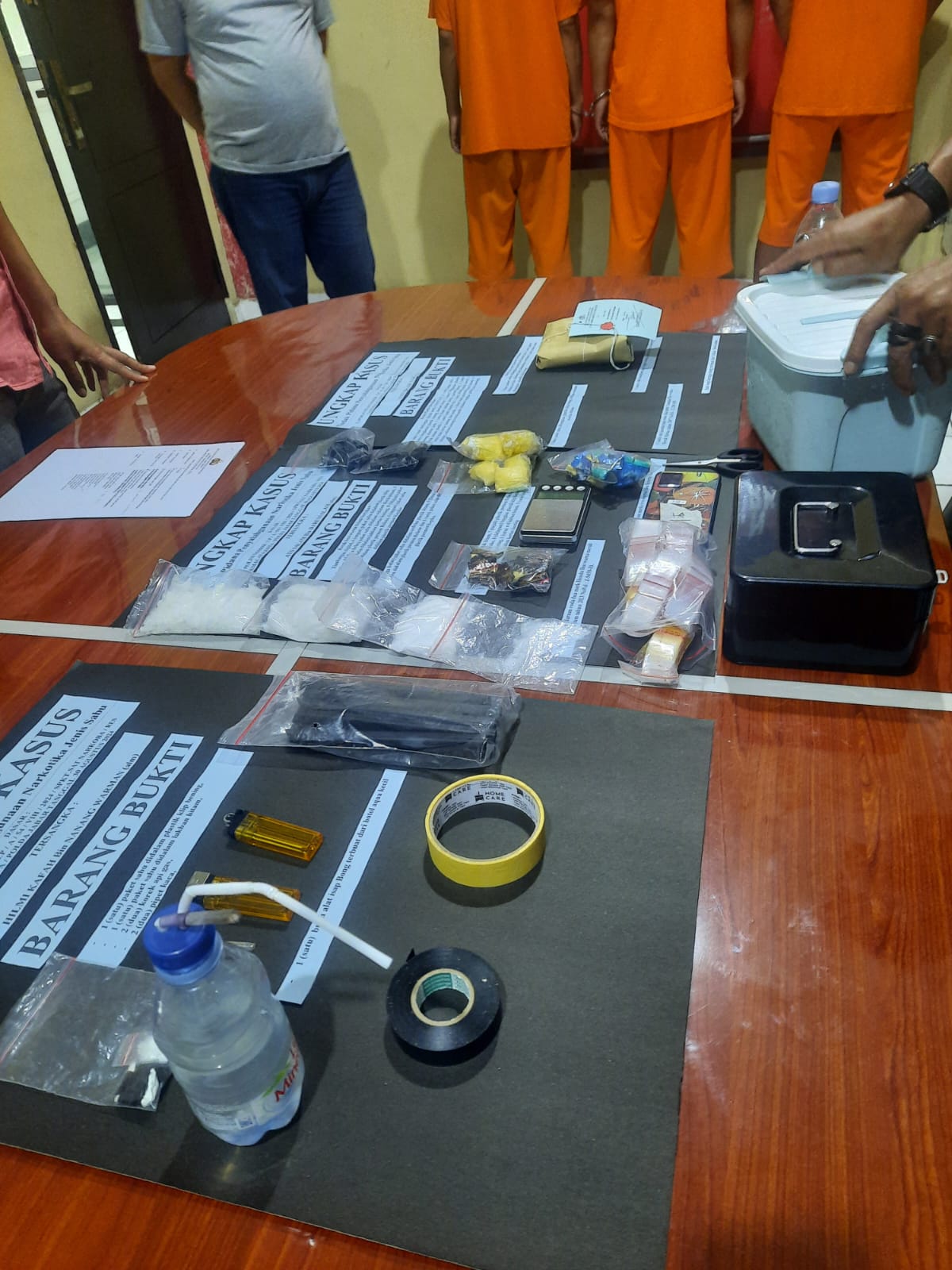 Tiga Pengedar Sabu Ditangkap Satnarkoba Polres Tasik Kota, dengan Barang Bukti Hampir Setengah Kilogram