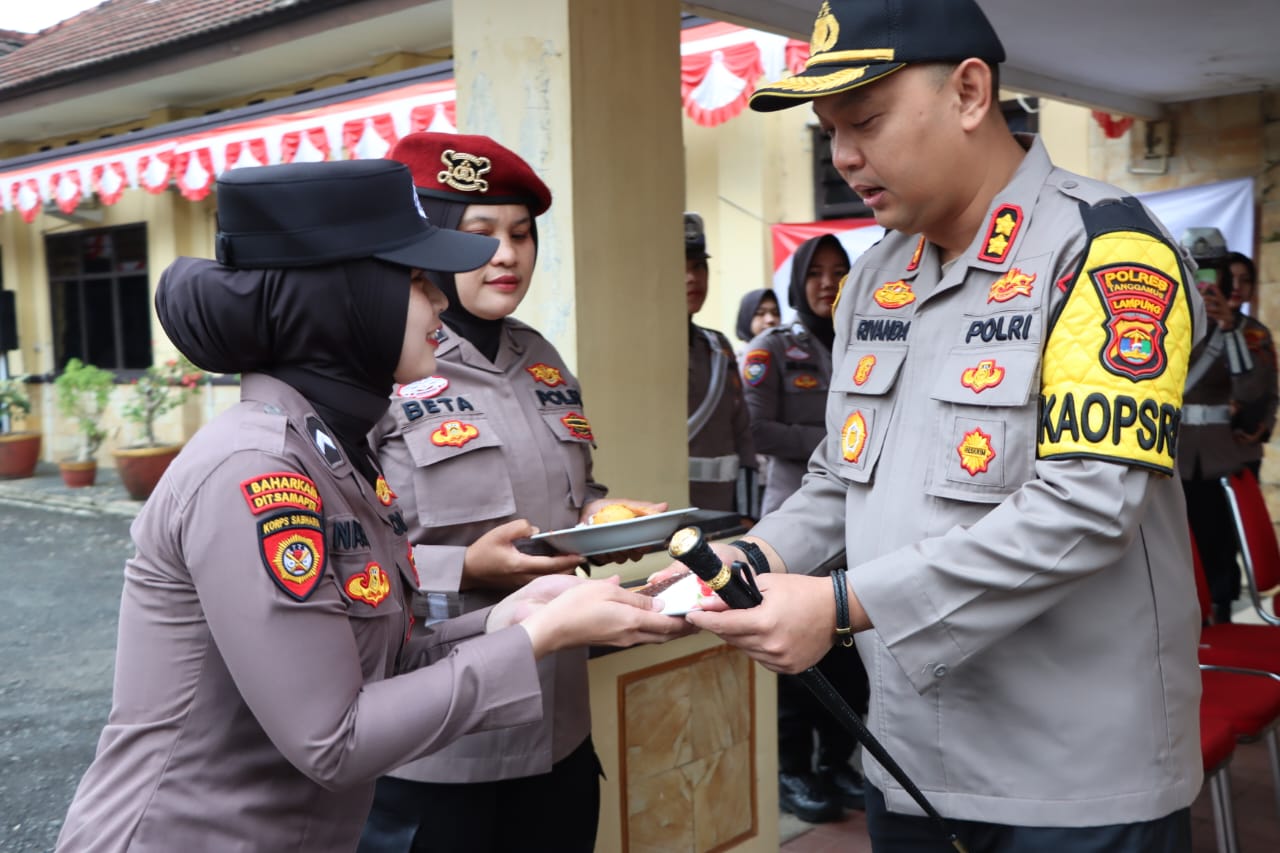 Polres Tanggamus Gelar Syukuran Peringatan Hari Jadi Polwan ke-76