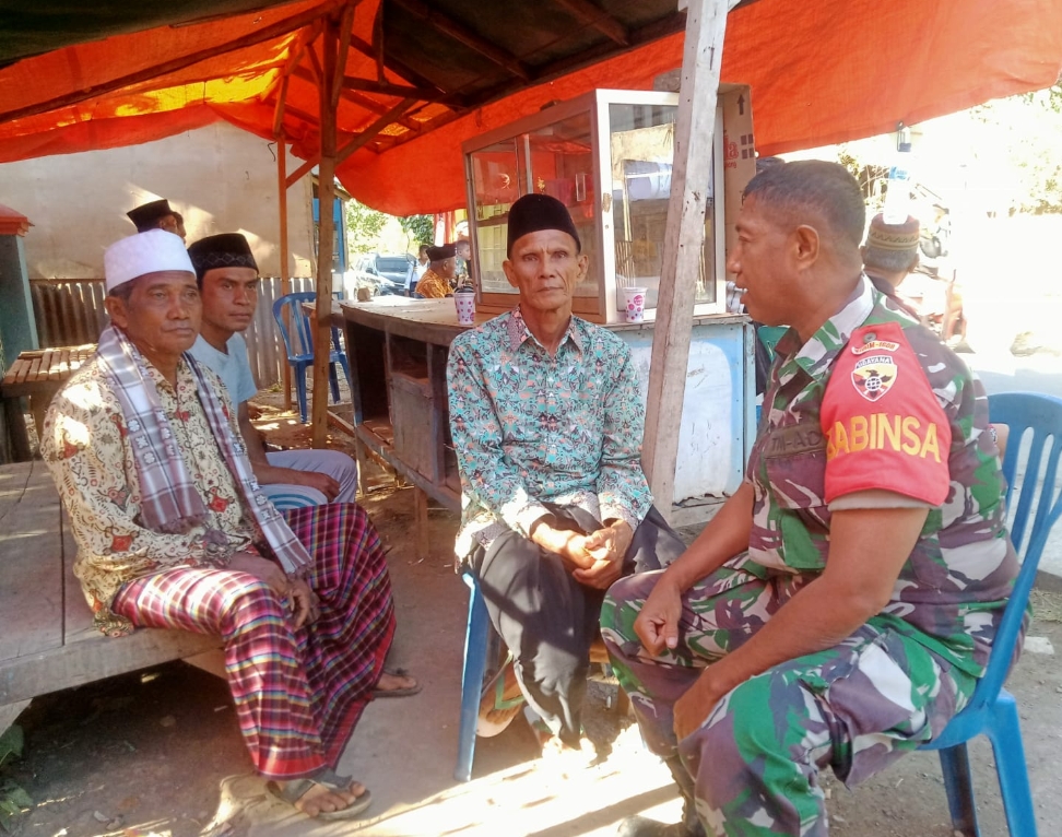 Cegah Dini Gangguan Kamtibmas, Para Babinsa Koramil 07/Monta Beri Pembinaan Warga Binaan