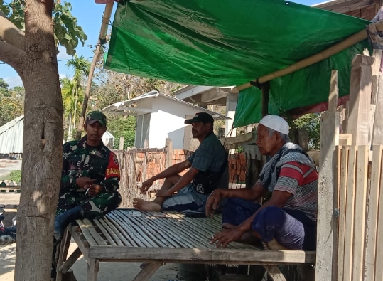 Cegah Dini Gangguan Kamtibmas, Para Babinsa Koramil 07/Monta Beri Pembinaan Warga Binaan