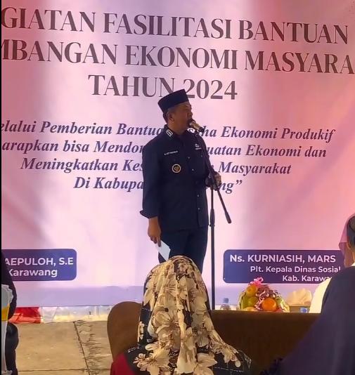 Pemkab Karawang Fasilitasi Bantuan Pengembangan Ekonomi Masyarakat