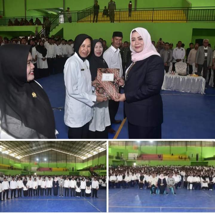 Bupati Bima Hj. Indah Damayanti Putri SE.M.IP., Kukuhkan 1.395 Anggota BPD Bupati Bima Hj. Indah Damayanti Putri SE.M.IP., Kukuhkan 1.395 Anggota BPD