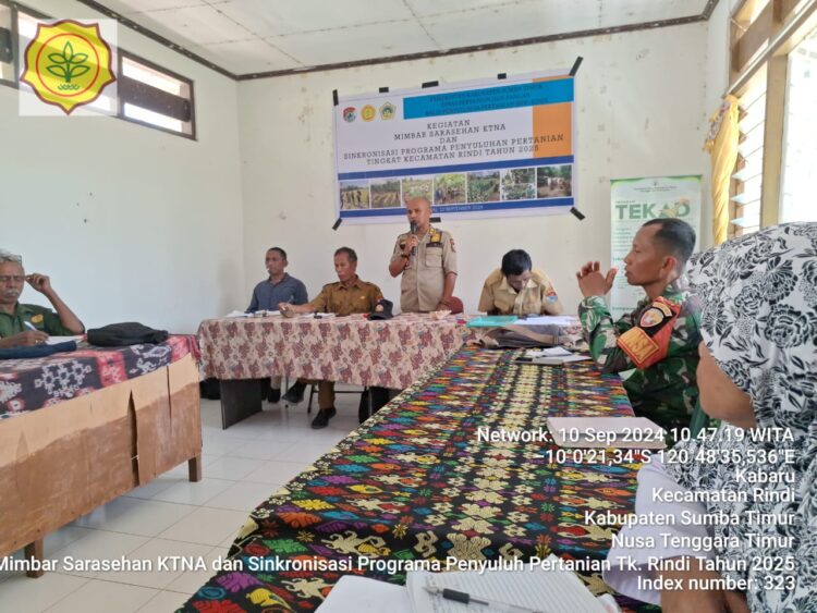 Babinsa Serka Fajarudin Hadiri Mimbar Sarasehan Dan Penyusunan Progama Penyuluhan Pertanian