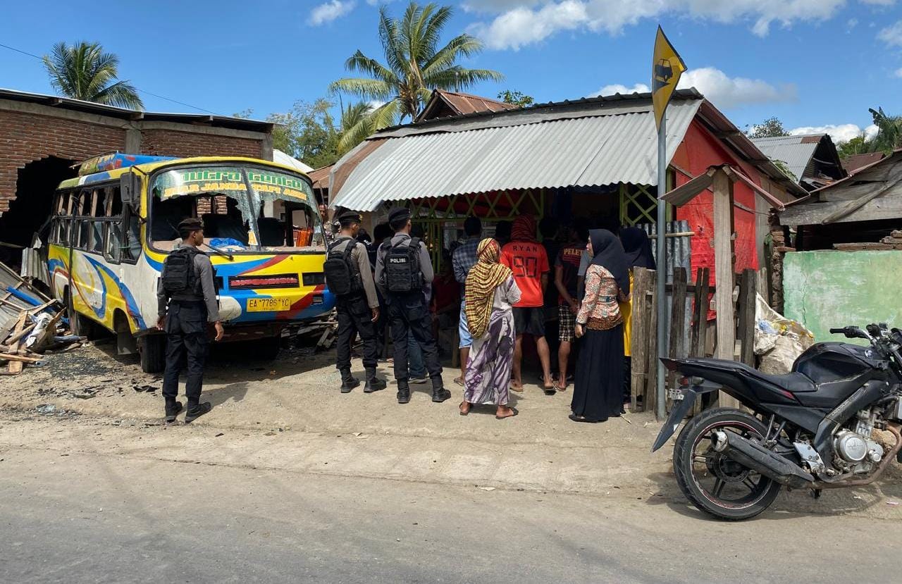 Kecelakaan Tunggal di Tanjakan Wa,i Kancio, Satu warga Meninggal Dunia Supir di Buru Polisi