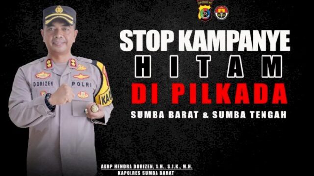 Stop Kampanye Hitam di Pilkada Sumba Barat dan Sumba Tengah
