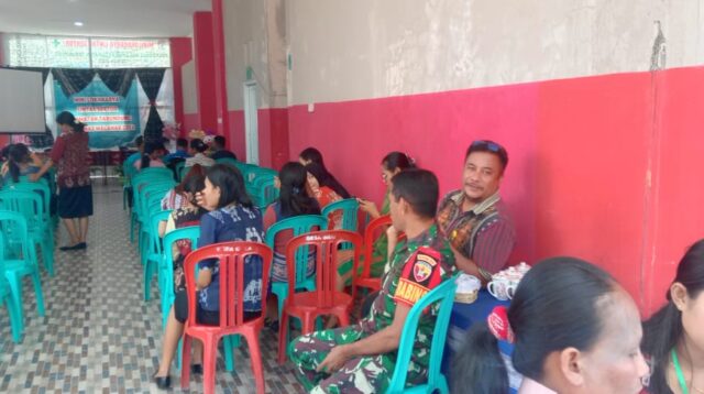 Babinsa Koramil 04/Tabundung Hadiri Mini Lokakarya Lintas Sektor Puskesmas Malahar
