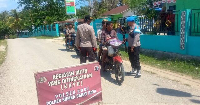 Jelang Pilkada 2024, Kapolres SBD Perintahkan Jajaran Polsek Tertibkan Penggunaan Senjata Tajam
