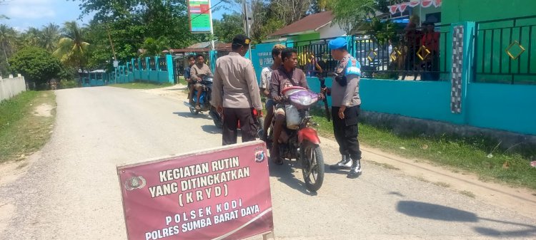 Jelang Pilkada 2024, Kapolres SBD Perintahkan Jajaran Polsek Tertibkan Penggunaan Senjata Tajam