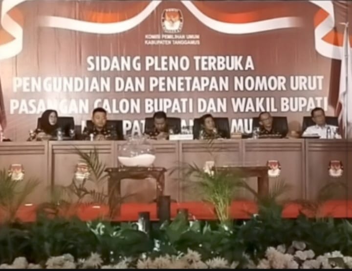 KPU Kabupaten Tanggamus Resmi Menetapkan Dua Pasang Calon Bupati dan Wakil Bupati Kabupaten Tanggamus KPU Kabupaten Tanggamus Resmi Menetapkan Dua Pasang Calon Bupati dan Wakil Bupati Kabupaten Tanggamus
