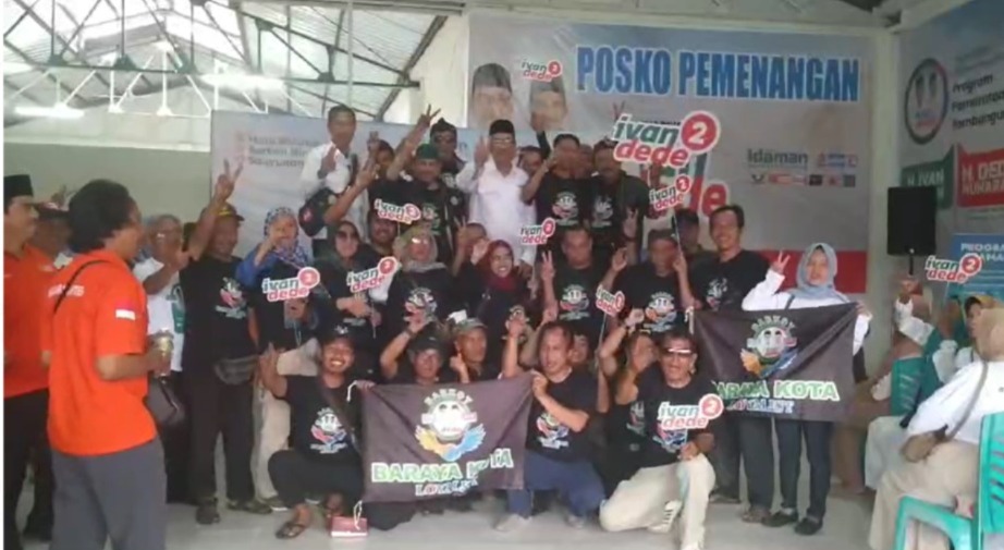 Launching Posko Pemenangan IVAN-DEDE Maknai Nomor Urut 2 Victory Kemenangan