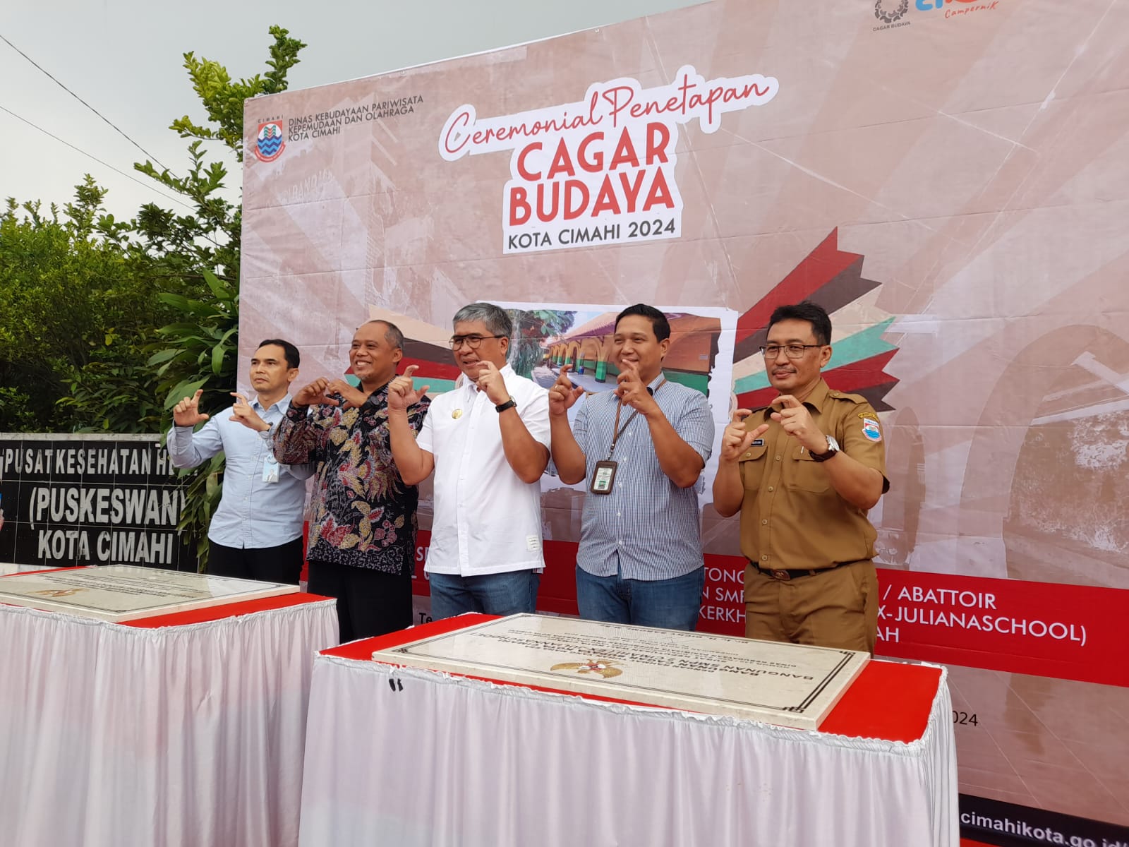 Peresmian Tiga Cagar Budaya: Langkah Strategis Pj. Walikota Cimahi Menuju Pelestarian Heritage Kota.