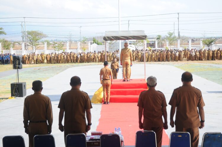 Plt. Bupati Bima Pimpin Apel Gabungan