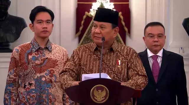 Susunan Wakil Mentri yang Dampingi Menteri Kabinet Merah Putih