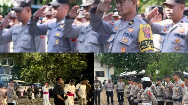 Siagakan 371 Personil, Polisi Amankan Rangkaian Acara Pentahbisan Uskup Perdana Keuskupan Labuan Bajo