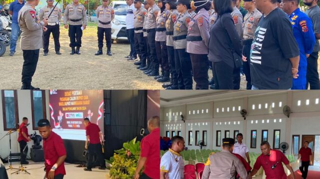 Jelang Debat Publik, Polisi Sterilisasi dan Amankan Gedung Arnold Janssen Hall Labuan Bajo