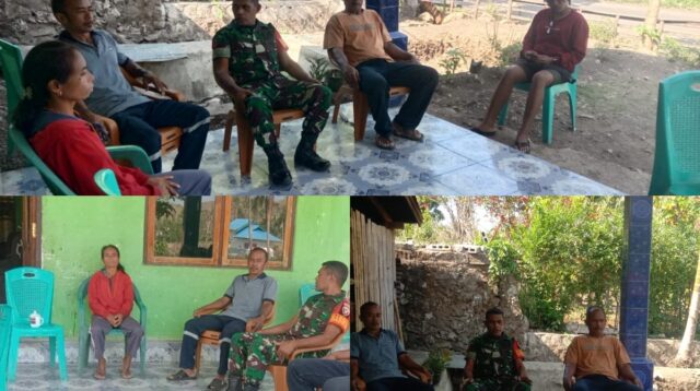 Menjaga Kondusifitas Wilayah Jelang Pilkada Serentak 2024, Babinsa 04/Tabundung Aktif Lakukan Komsos Dengan Warga Binaan