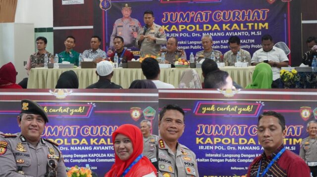 Bahas Pelayanan Publik dan Berbagai Permasalahan Dari Masyarakat, Polda Gelar "Jumat Curhat" di SMK Pangeran Antasari Balikpapan