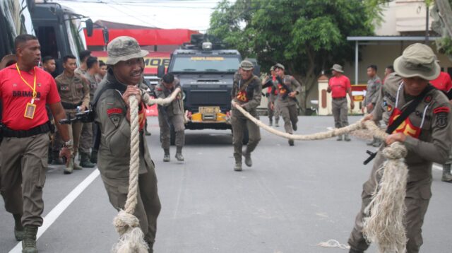 Wajracyena Tangkas Batalyon A Brimob Kaltim, Meriahkan HUT Ke-79 Korps Brimob Polri