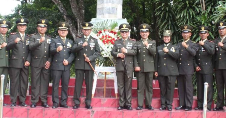 Komandan Kodim 0405 Lahat Beserta Perwira Peringati HUT TNI Ke 79