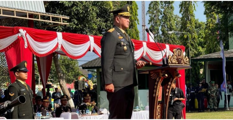 PJ Gubernur NTB Hadiri Upacara HUT TNI Ke-79 di Lapangan Makorem 162/Wira Bhakti