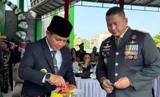 PJ Gubernur NTB Hadiri Upacara HUT TNI Ke-79 di Lapangan Makorem 162/Wira Bhakti