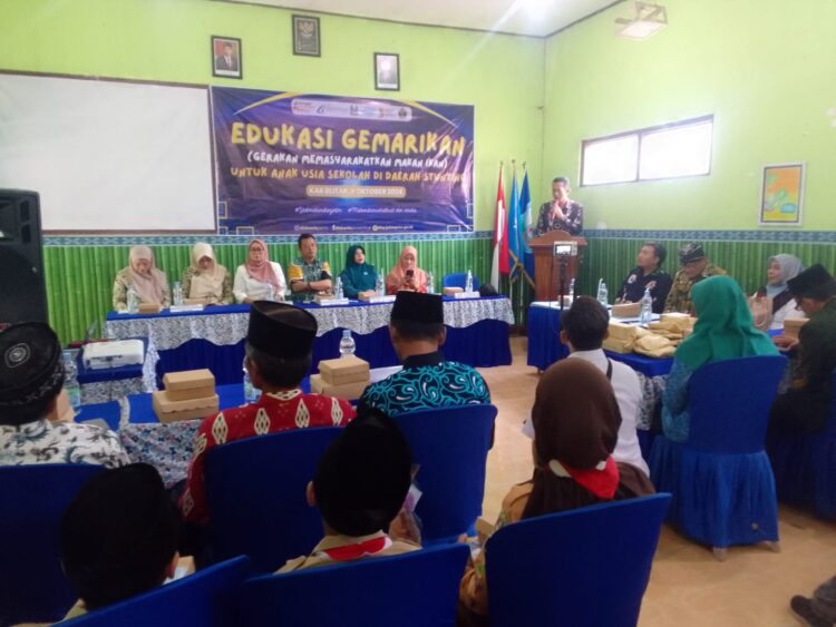 Dinas Perikanan dan Kelautan Gelar Program Sosialisasi GEMARI di SDN Plosorejo 1