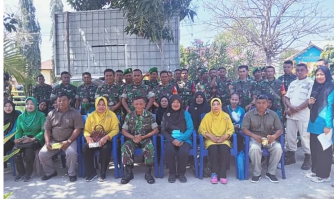 Danramil 1608-05/Donggo Lettu Inf Safrudin S.Sos Lepas Anggota Yang Purna Tugas Danramil 1608-05/Donggo Lettu Inf Safrudin S.Sos Lepas Anggota Yang Purna Tugas