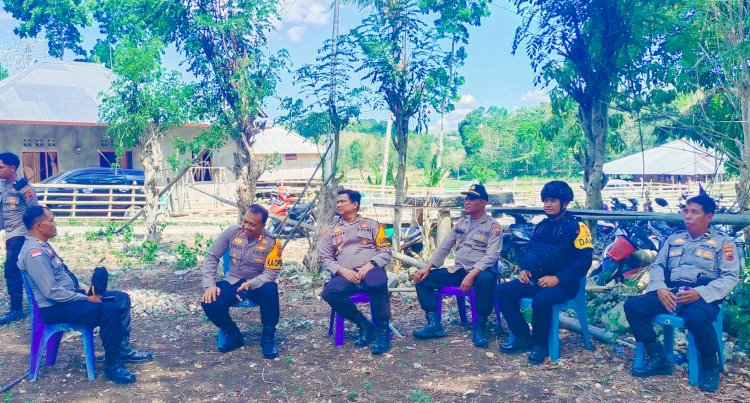 Kapolres Sumba Barat Turun Langsung, Pantau Pengamanan Kampanye di Sumba Tengah