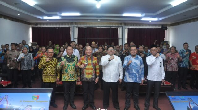 Pj. Bupati Tanggamus Menerima Kunjungan Kerja Dan Koordinasi Pimpinan Ombudsman RI Ke Kabupaten Tanggamus
