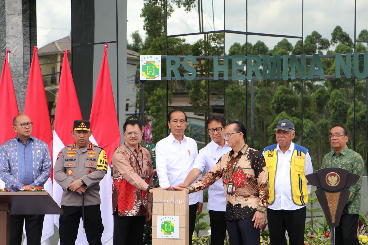 Polda Kaltim Berikan Pengamanan Presiden Jokowi dalam Peresmian Rumah Sakit Hermina Nusantara di IKN