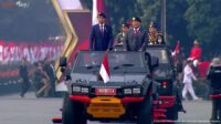 Jokowi-Prabowo Hadiri Apel Pengamanan Pengambilan Sumpah Presiden-Wapres