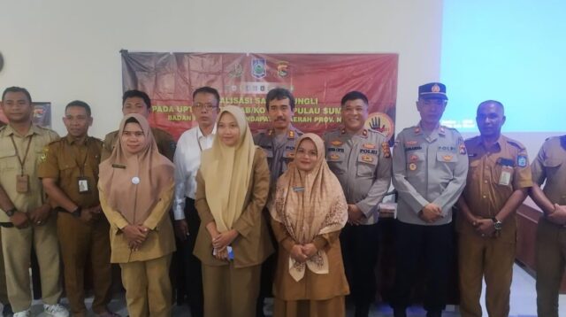 Kasat Binmas Polres Bima, Hadiri Sosialisasi Pencegahan Saber Pungli