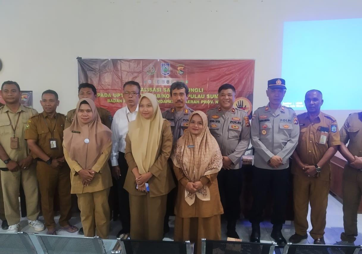 Kasat Binmas Polres Bima, Hadiri Sosialisasi Pencegahan Saber Pungli